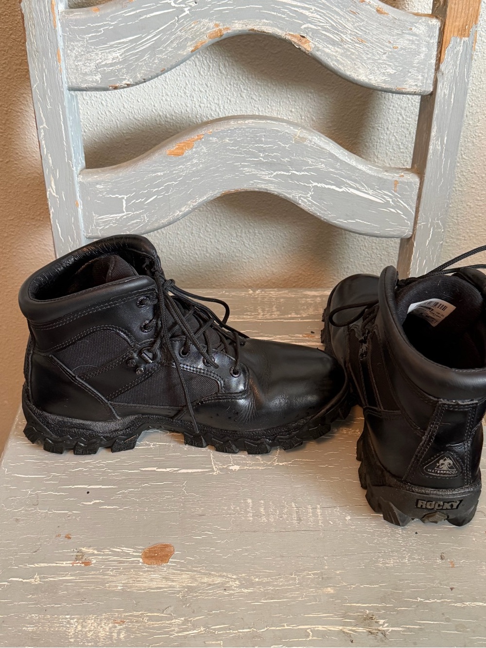 Men's Black Tactical Hiking Boots